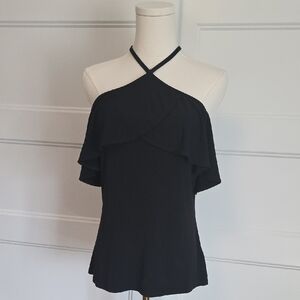 Express Black Off-Shoulder Blouse